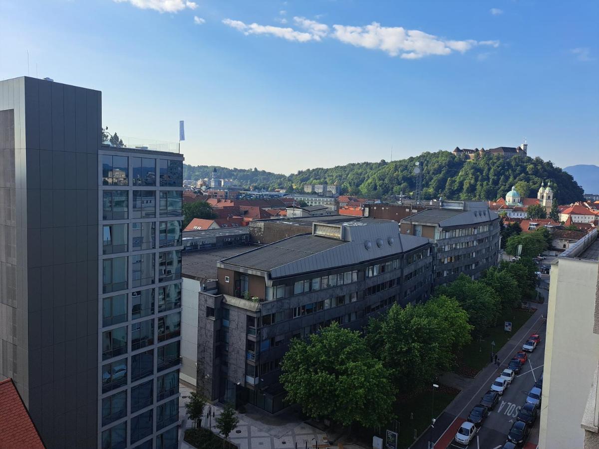 Ljubljana Center With A Castle View, Parking Leilighet Eksteriør bilde